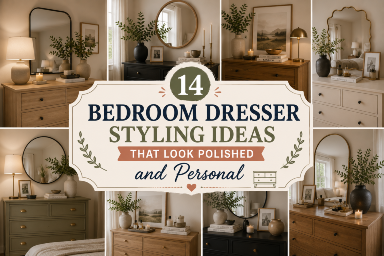 14 Bedroom Dresser Styling Ideas That Look Polished and Personal