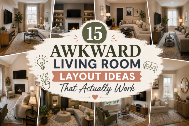15 Awkward Living Room Layout Ideas That Actually Work
