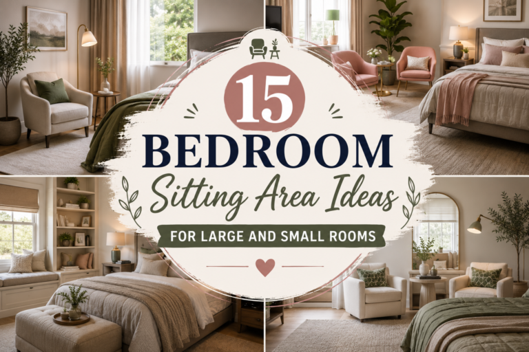 15 Bedroom Sitting Area Ideas for Large and Small Rooms