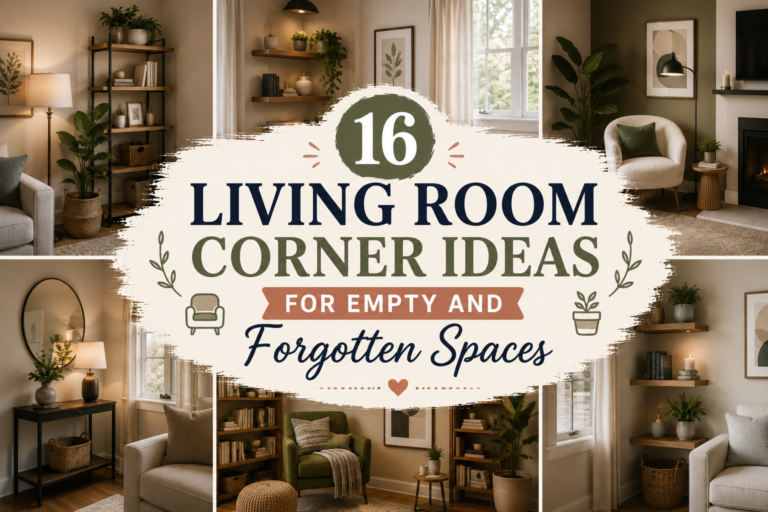 16 Living Room Corner Ideas for Empty and Forgotten Spaces