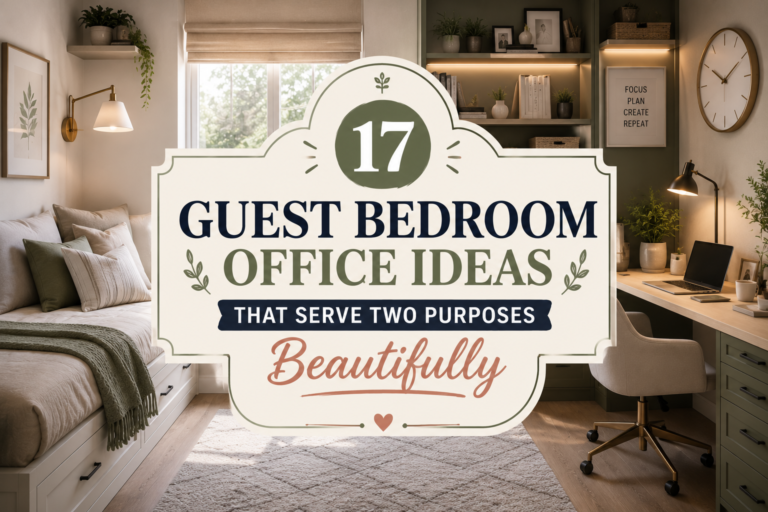 17 Guest Bedroom Office Ideas That Serve Two Purposes Beautifully