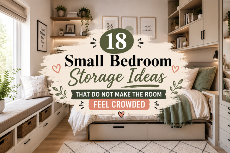 18 Small Bedroom Storage Ideas That Do Not Make the Room Feel Crowded