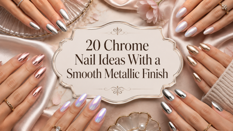 20 Chrome Nail Ideas With a Smooth Metallic Finish