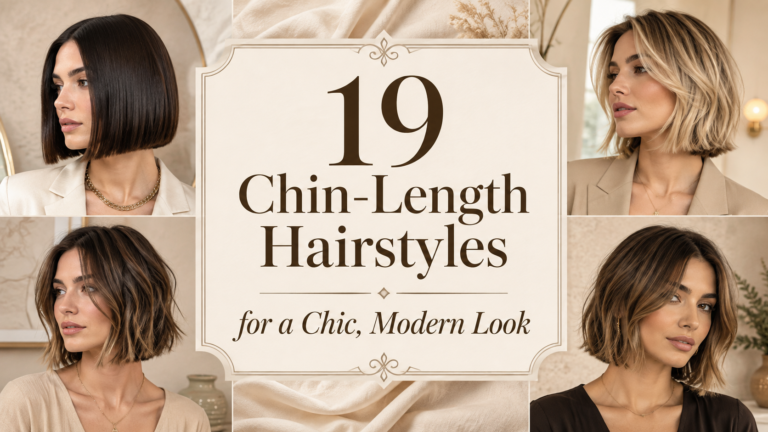 19 Chin-Length Hairstyles for a Chic, Modern Look