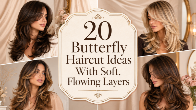 20 Butterfly Haircut Ideas With Soft, Flowing Layers