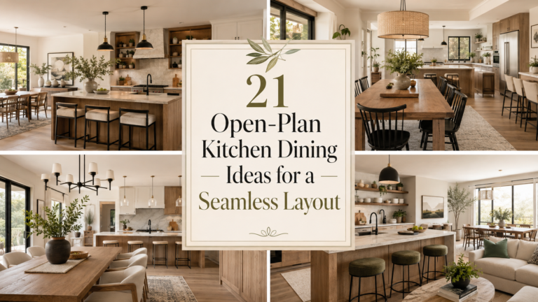 21 Open-Plan Kitchen Dining Ideas for a Seamless Layout