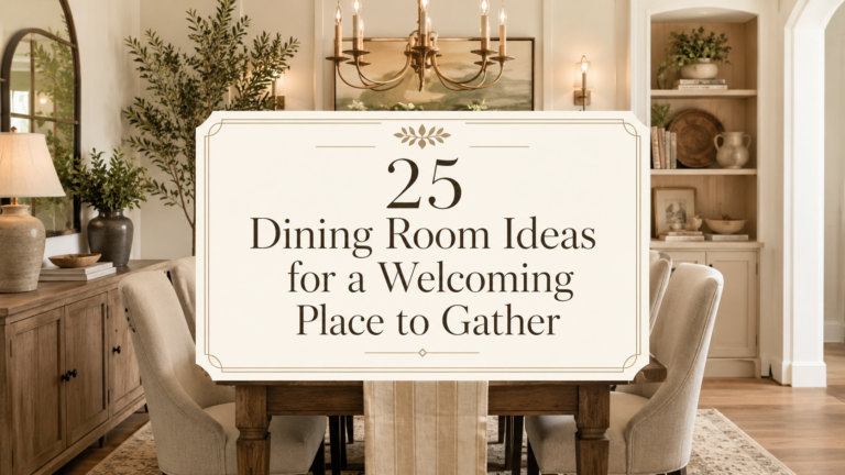 25 Dining Room Ideas for a Welcoming Place to Gather