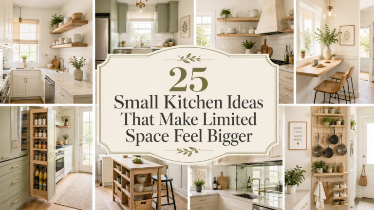 25 Small Kitchen Ideas That Make Limited Space Feel Bigger