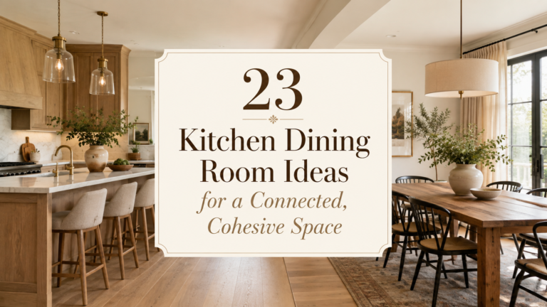 23 Kitchen Dining Room Ideas for a Connected, Cohesive Space